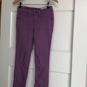 Rag & Bone purple cotton pants